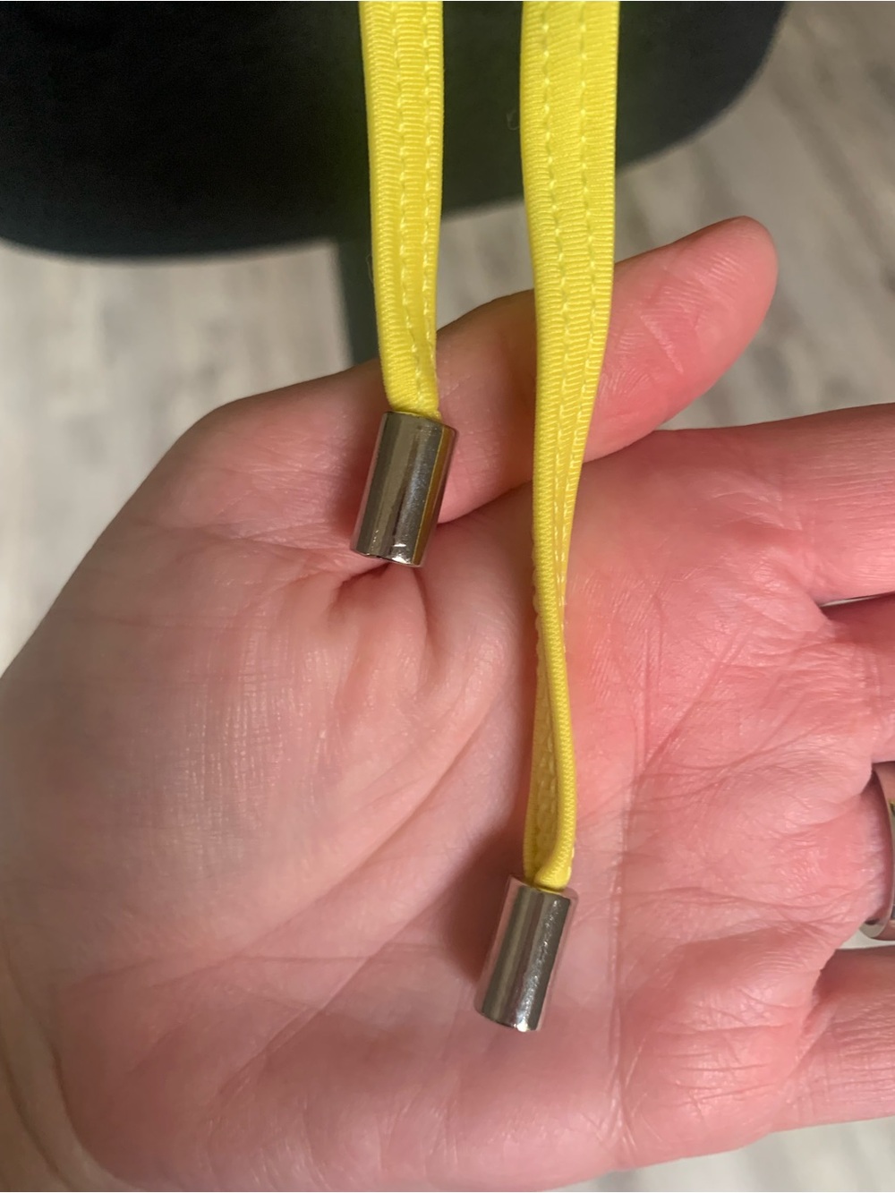 NWOT! Lost Ink, ASOS Yellow Ruffle bikini top - Picture 3 of 9